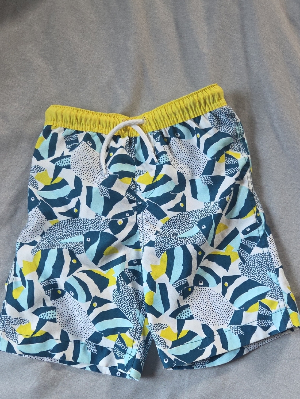 3/$15 Lands' End Fish Pattern Swim Trunks (6/7)